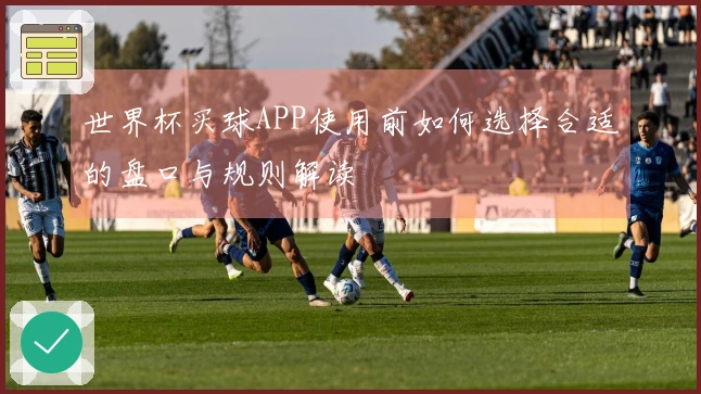 世界杯买球APP使用前如何选择合适的盘口与规则解读