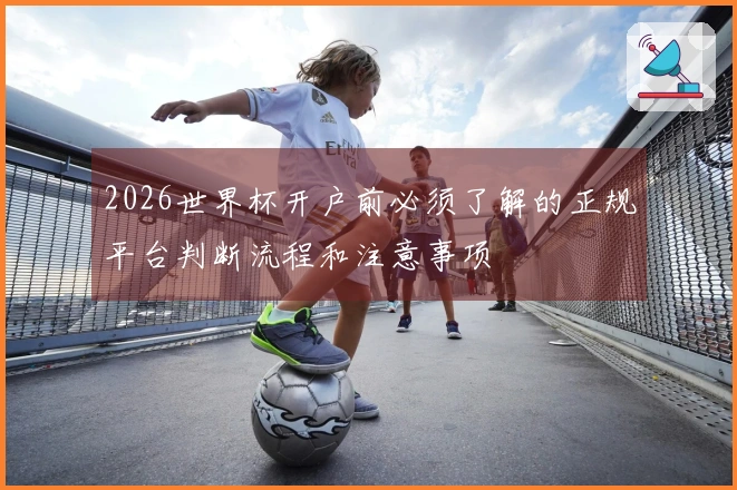 2026世界杯开户前必须了解的正规平台判断流程和注意事项